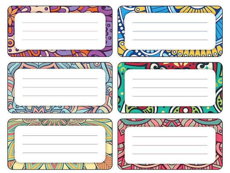 Flamingo, naklejki na zeszyty