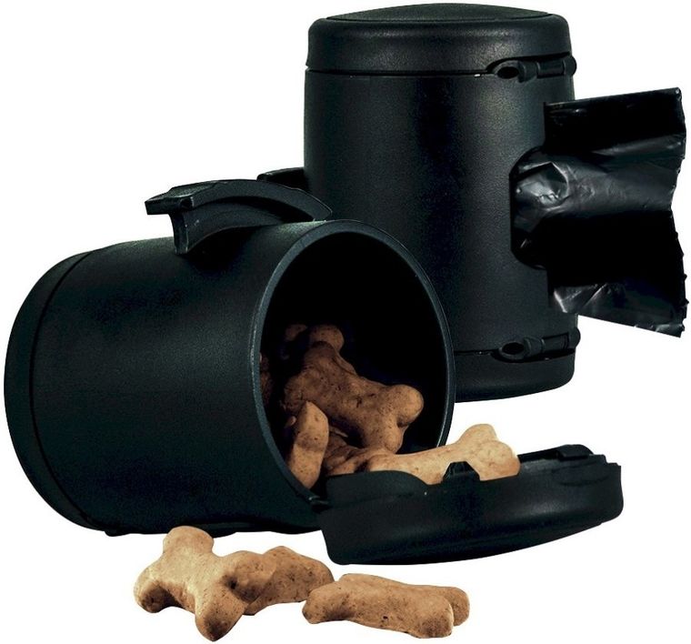 Flexi Multi Box, schowek do smyczy, czarny