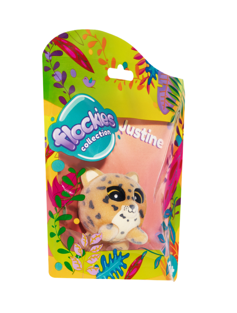 Flockies, jaguar Justine, figurka