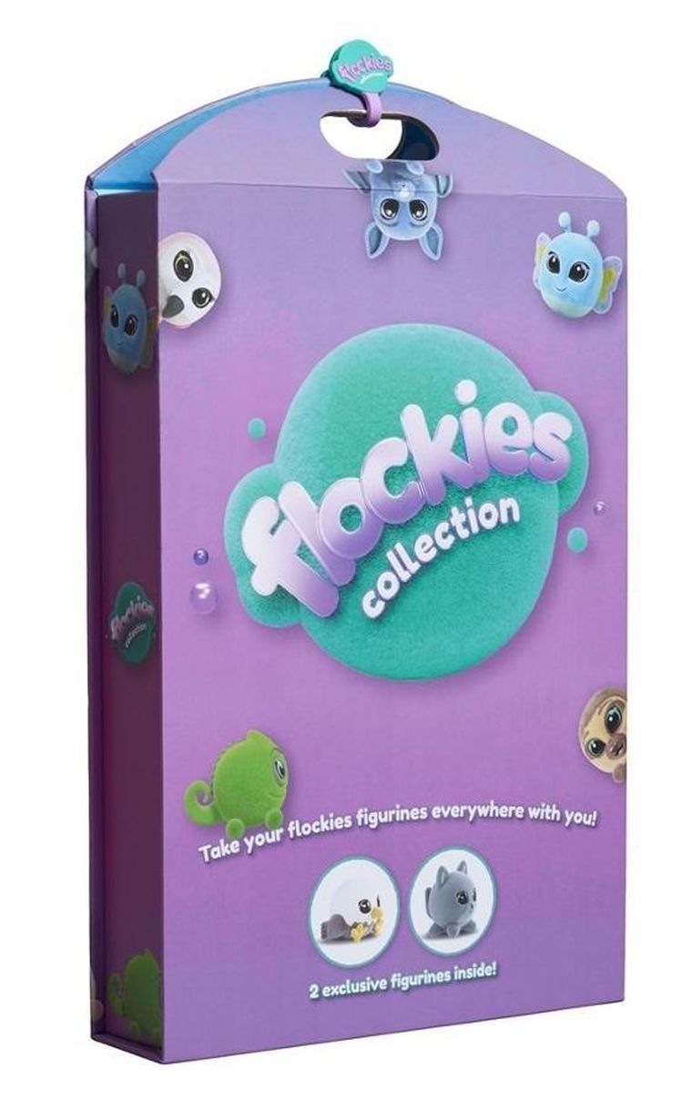 Flockies, walizka z unikatowym orłem i wilkiem