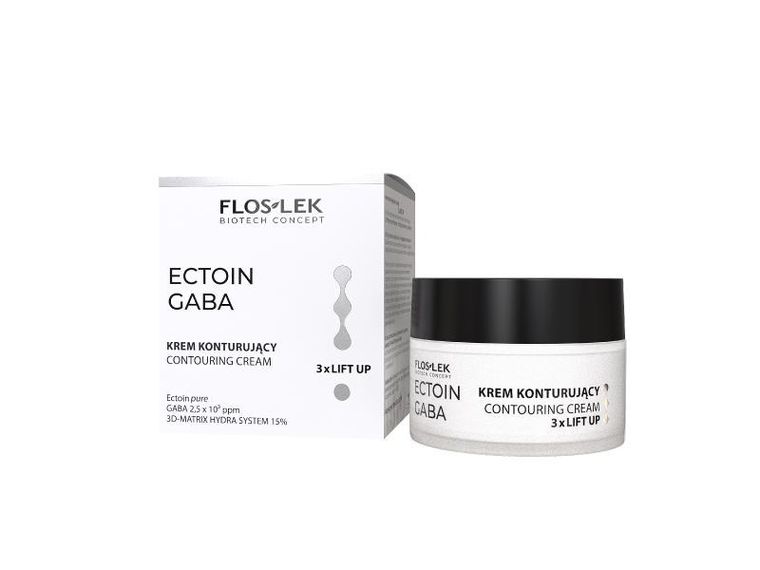 Floslek, Ectoin Gaba, krem konturujący do twarzy, 50 ml