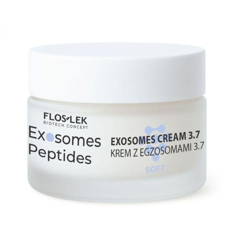 Floslek, Exosomes Peptides, krem z egzosomami 3.7 spłycający zmarszczki SOFT, 50 ml