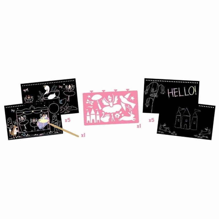 Floss & Rock, Baletnice, zdrapywanka z rysikiem