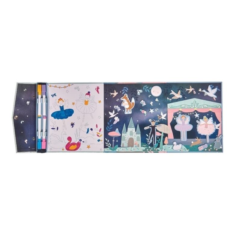 Floss & Rock, Baletnice, zestaw zabaw magnetyczno-plastycznych 4w1