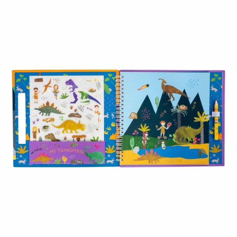 Floss & Rock, Dinozaury, zestaw do kalkomanii