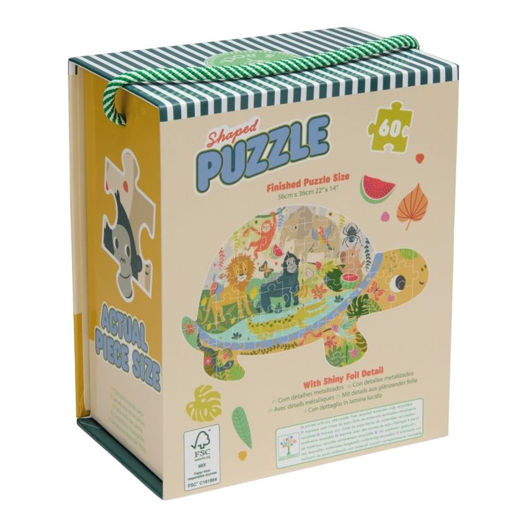 Floss & Rock, Dżungla, puzzle, 60 elementów