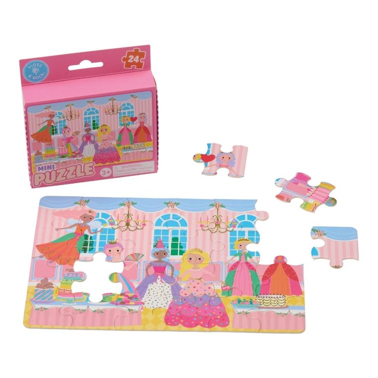 Floss & Rock, Księżniczki, mini puzzle, 24 elementy