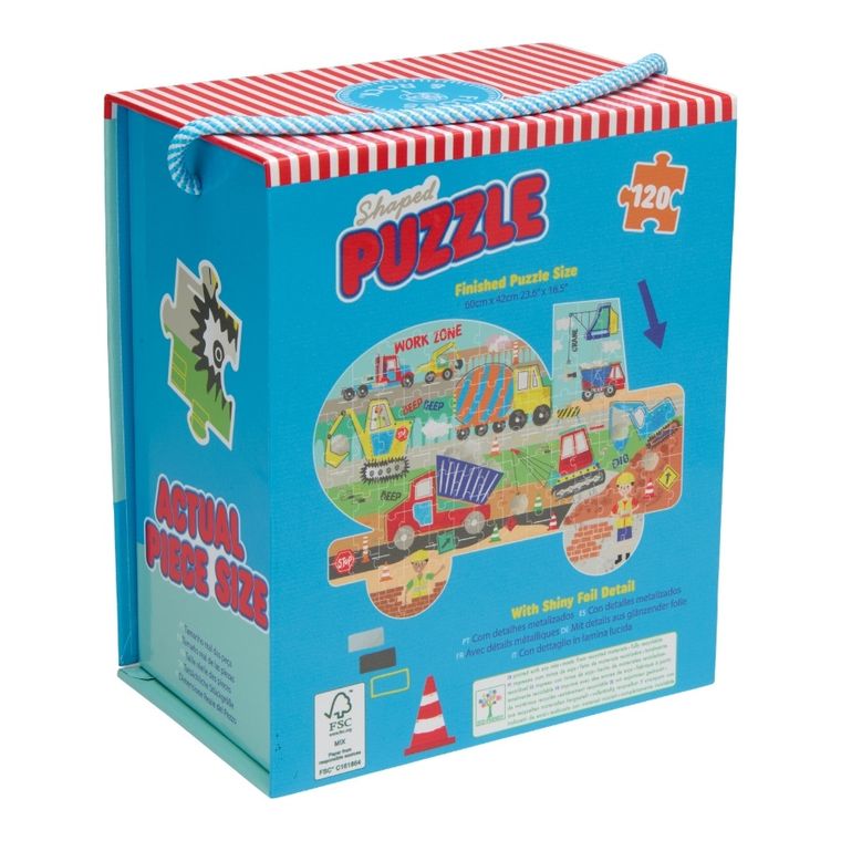 Floss & Rock, Na budowie, puzzle, 120 elementów