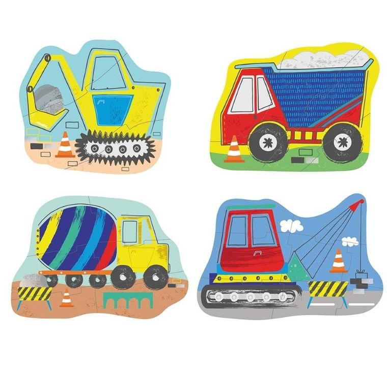 Floss & Rock, Na Budowie, puzzle 4w1