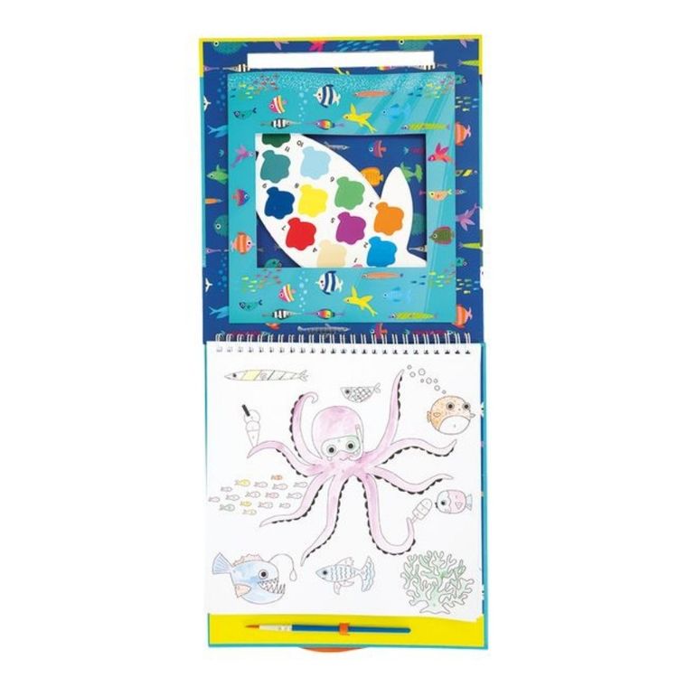 Floss & Rock, Ocean, maluj po numerach, zestaw z farbkami