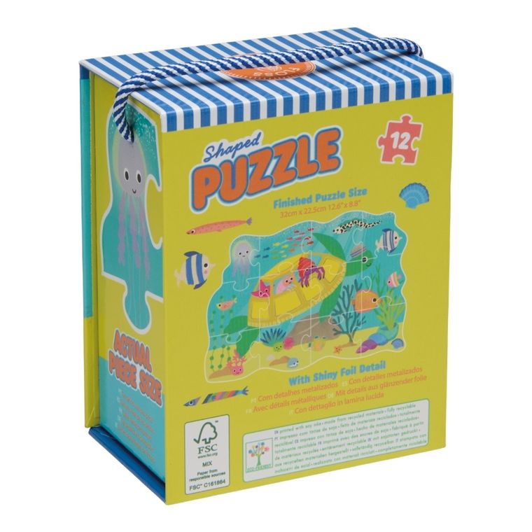 Floss & Rock, Ocean, puzzle, 12 elementów