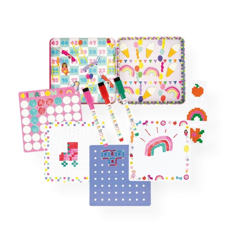 Floss & Rock, Przyjaciółki, gry magnetyczne w puszce 6w1