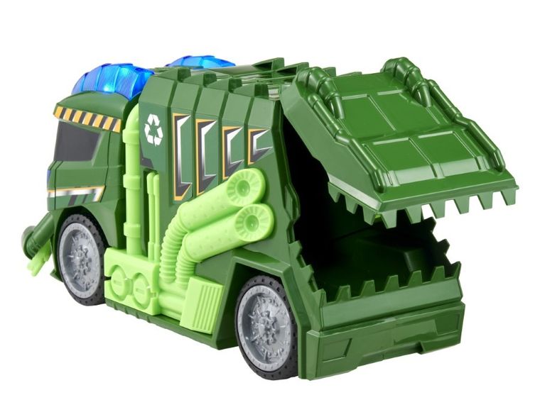 Flota Miejska, Nocny Patrol, Śmieciarka, pojazd, światło i dźwięk