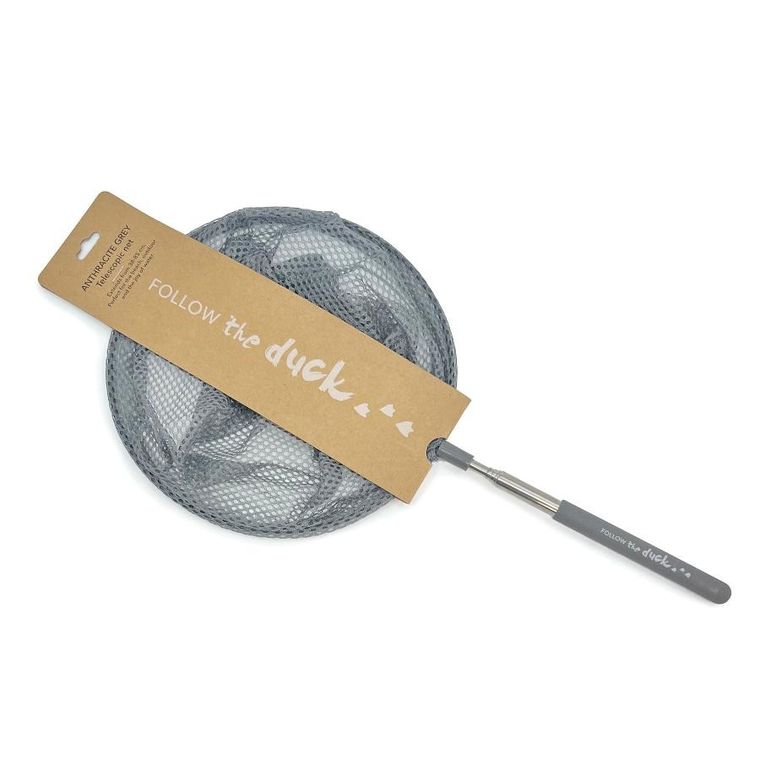 Follow the duck, siatka teleskopowa, ciemny szary