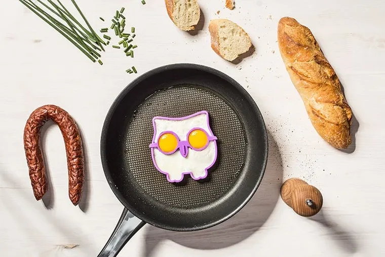 Foremka silikonowa do jajek, sowa