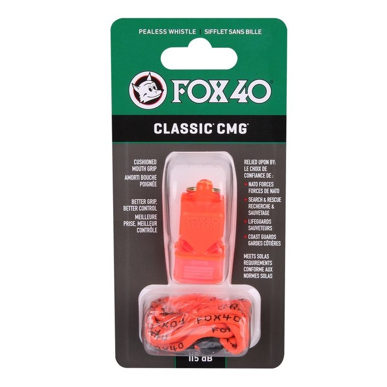 Fox 40, CMG Safety Classic, gwizdek, głośność 115 dB, pomarańczowy
