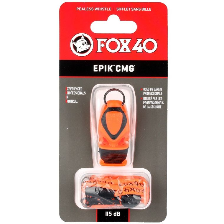 Fox 40, Epik, gwizdek, głośność 115 dB, pomarańczowy