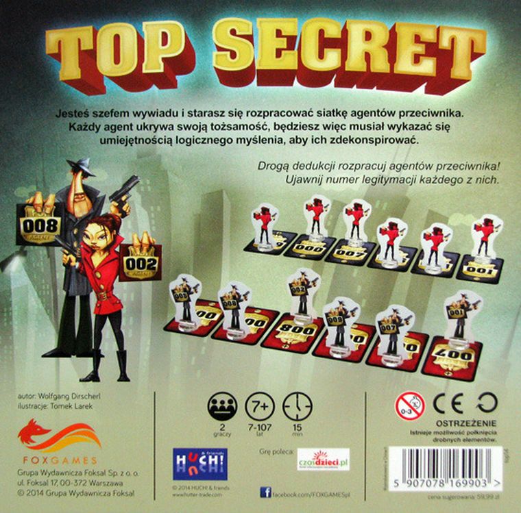 FoxGames, Top secret, gra planszowa