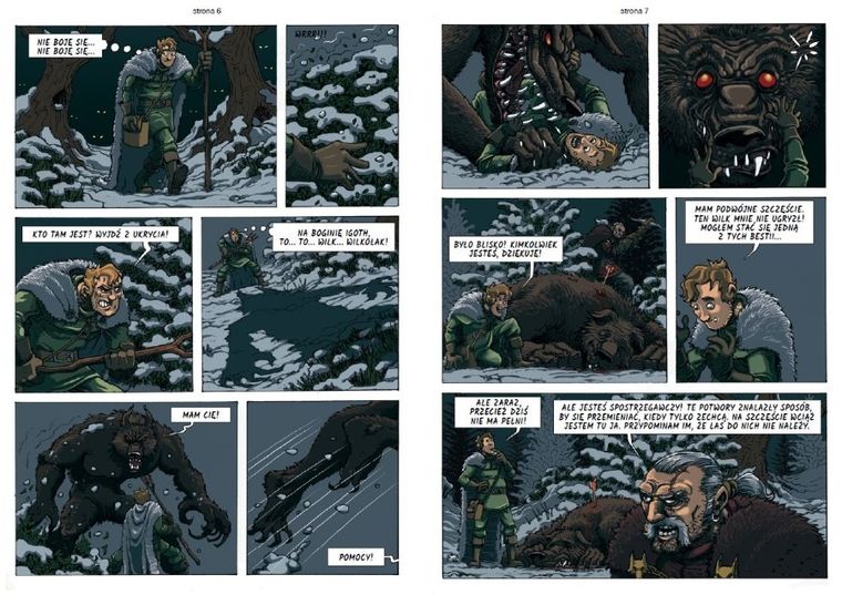 FoxGames, Wilkołak. Komiks, gra paragrafowa