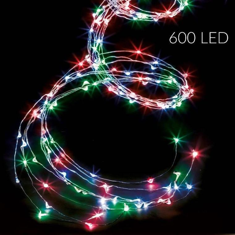 Fééric Lights and Christmas, girlanda świetlna, zewnętrzna, kaskada, 600 LED