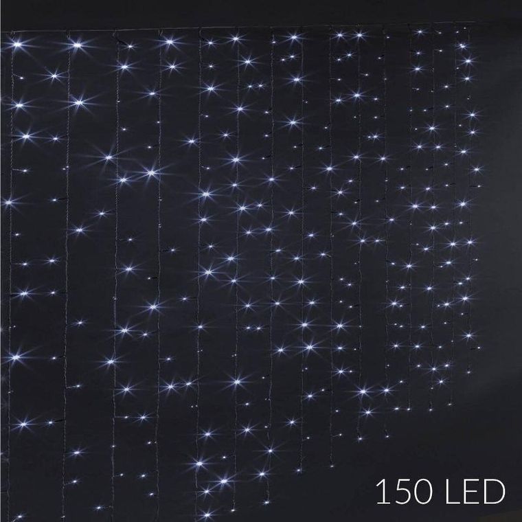 Fééric Lights and Christmas, kurtyna świetlna, zewnętrzna, 150 LED