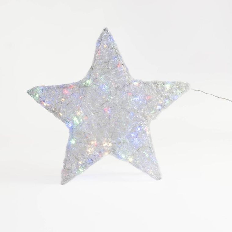 Fééric Lights And Christmas, ozdobna gwiazda z oświetleniem LED, 50 cm