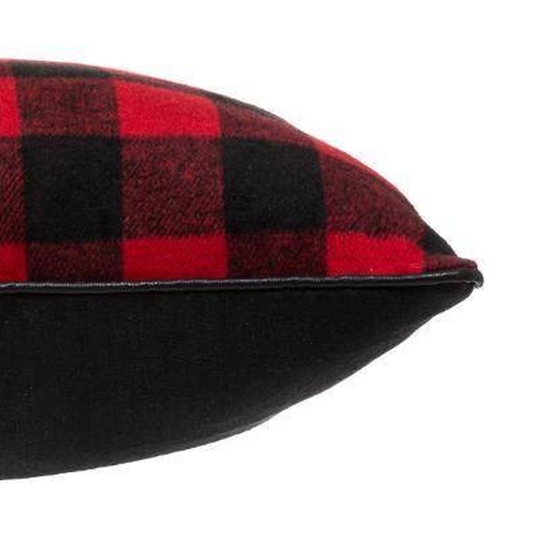 Fééric Lights and Christmas, poduszka w kratę, poliester, 45-45 cm