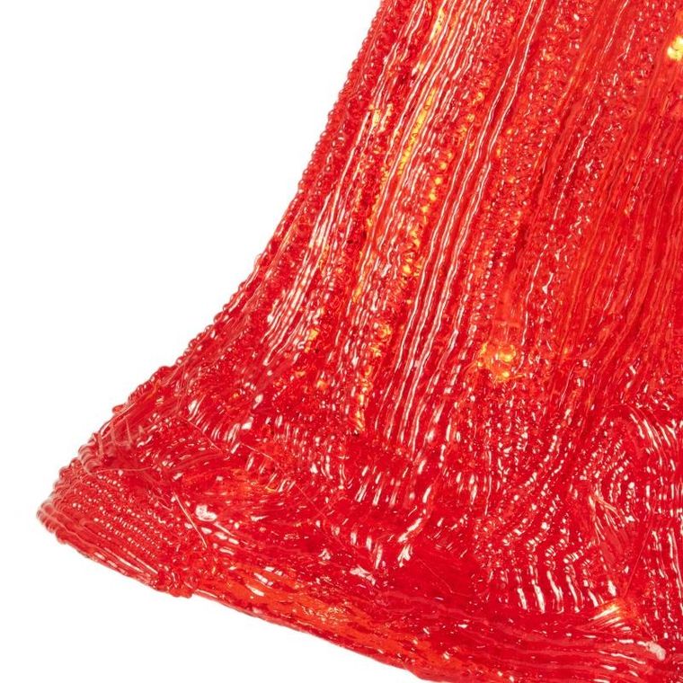 Fééric Lights And Christmas, świąteczne dzwonki LED, czerwone