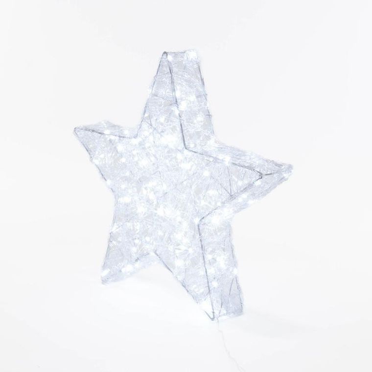 Fééric Lights And Christmas, świecąca dekoracja świąteczna, gwiazda, 50 cm