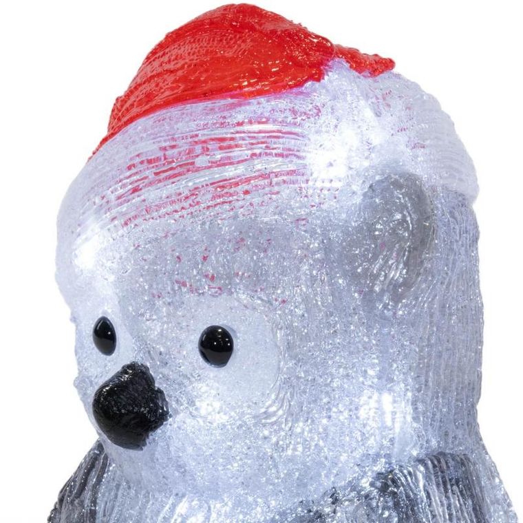 Fééric Lights And Christmas, świecąca dekoracja świąteczna, sowa, 24,7 cm