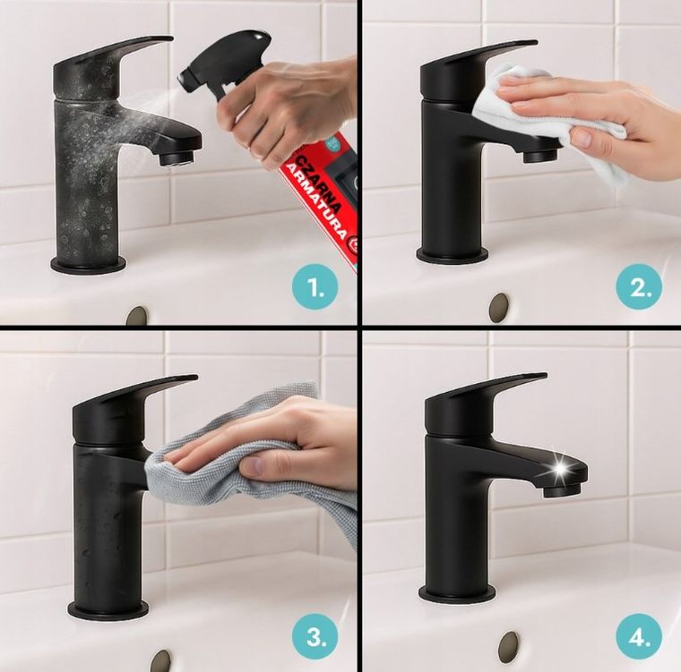 Frischer, płyn do czyszczenia czarnej armatury, 500 ml