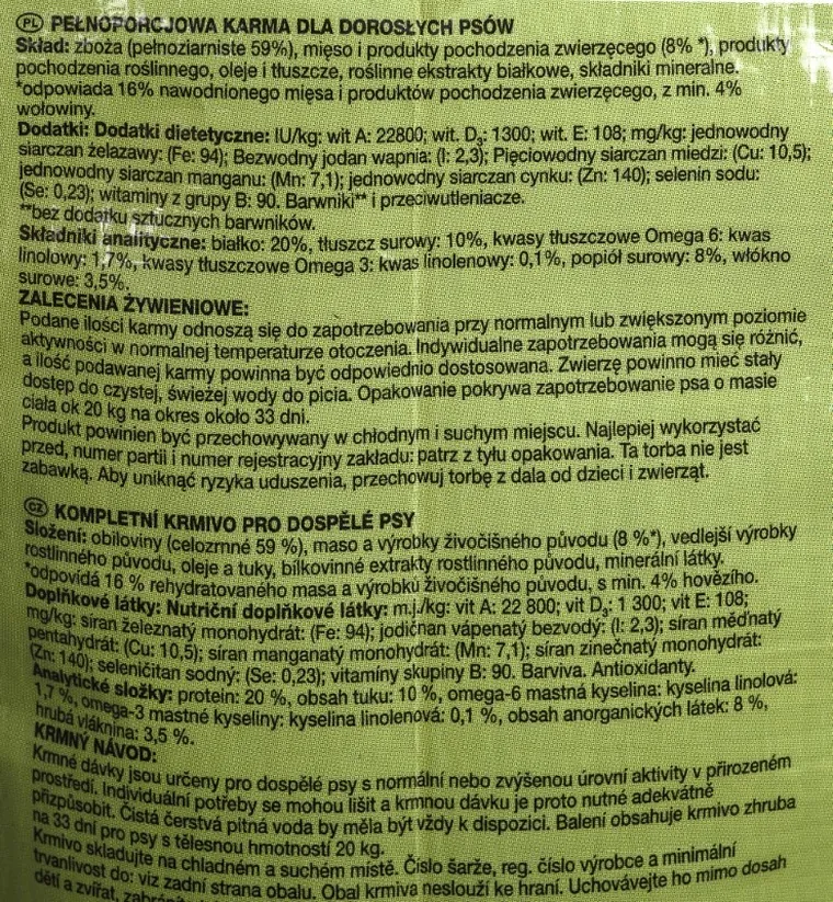 Fritz, Friskies Active, karma sucha dla psa, 10 kg