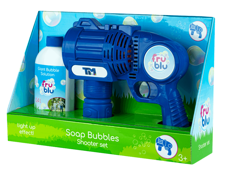Fru Blu, Bańkowy Shooter, zestaw do robienia baniek z płynem, 0,4l