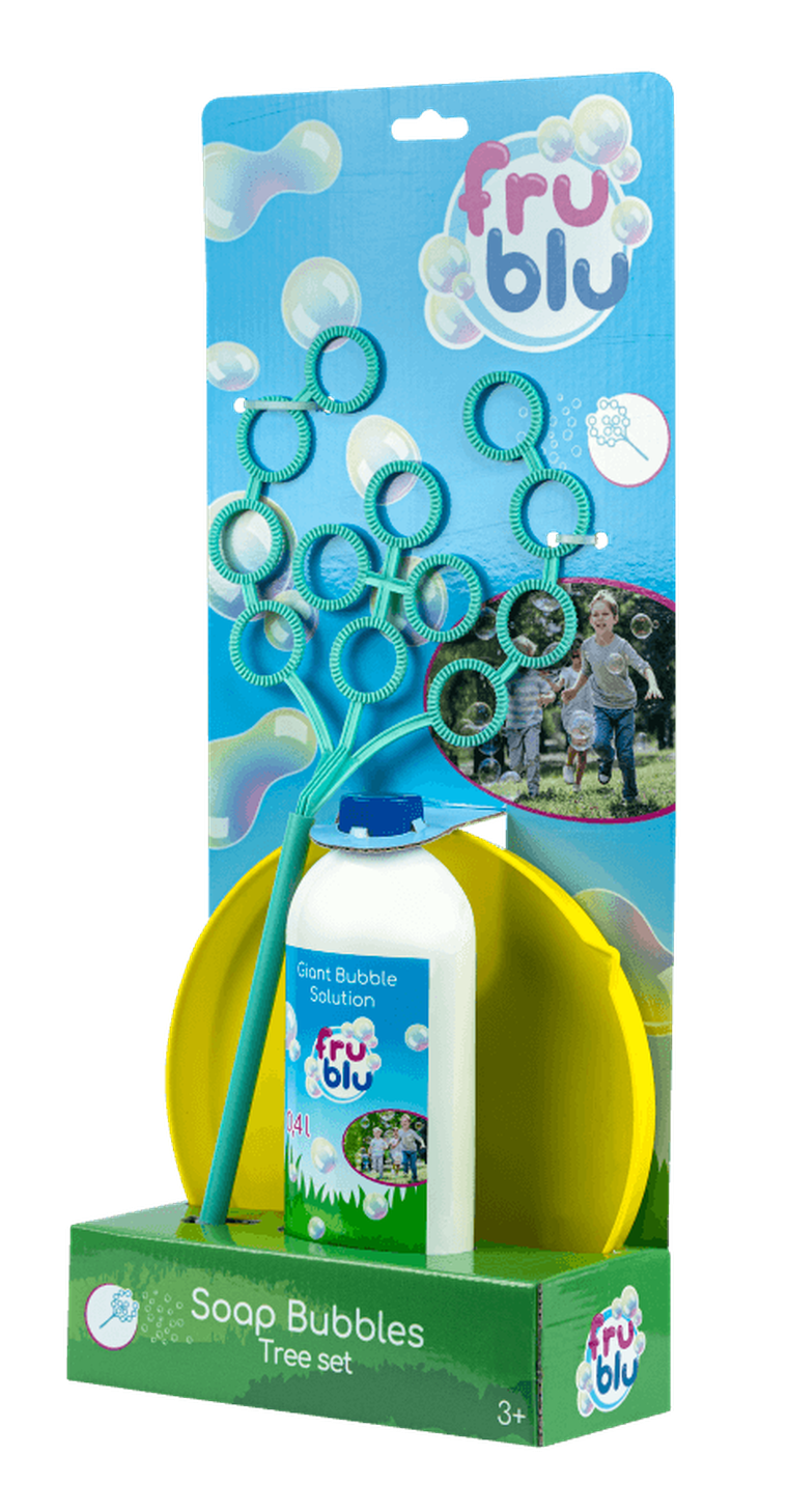 Fru Blu, Drzewko, zestaw do robienia baniek z płynem, 0,4l