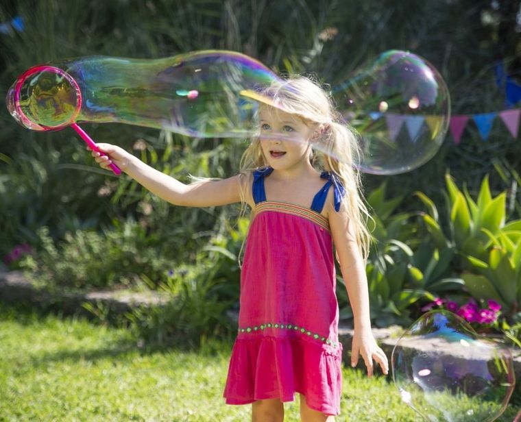 Fru Blu, Obręcz, zestaw do robienia baniek mydlanych z płynem, 0,4l