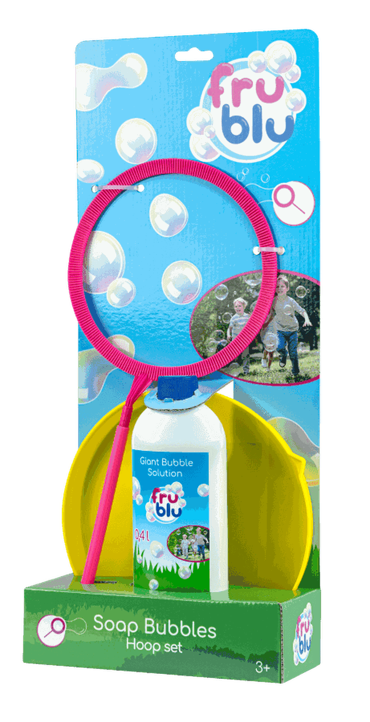 Fru Blu, Obręcz, zestaw do robienia baniek z płynem, 0,4l