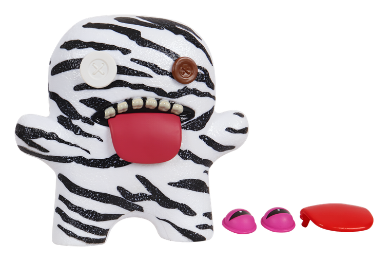 Fuggler, Oogah Boogah Zebra, figurka kolekcjonerska z akcesoriami, 11,5 cm