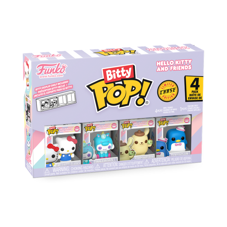 Funko Bitty Pop! Hello Kitty and Friends, mini figurki kolekcjonerskie, 4 szt.