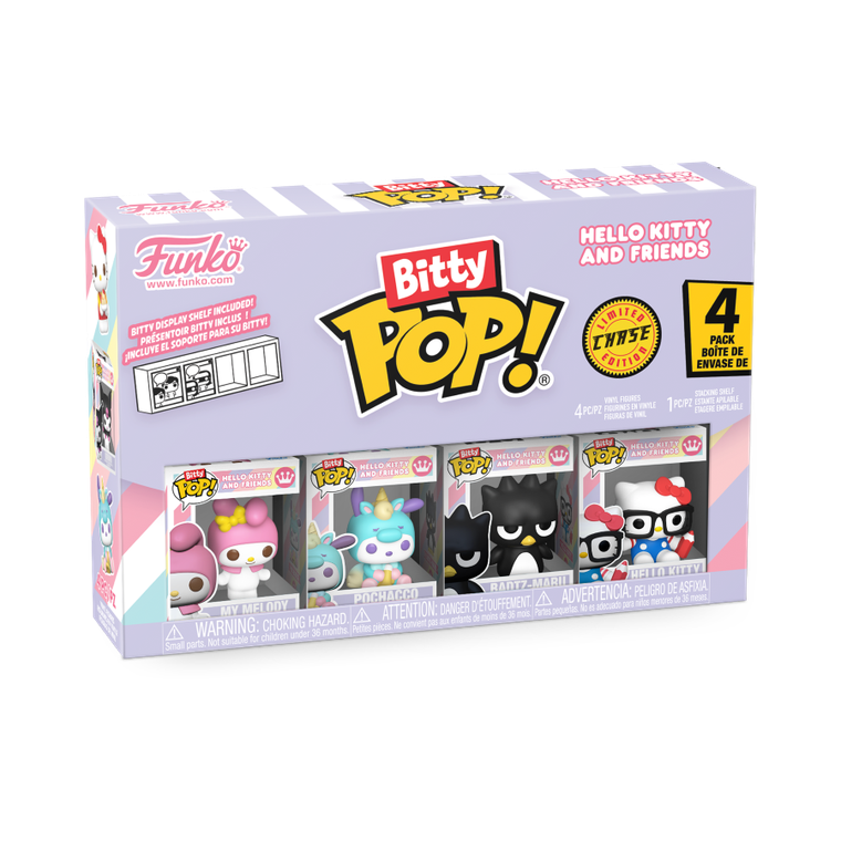 Funko Bitty Pop! Hello Kitty and Friends, mini figurki kolekcjonerskie, 4 szt.