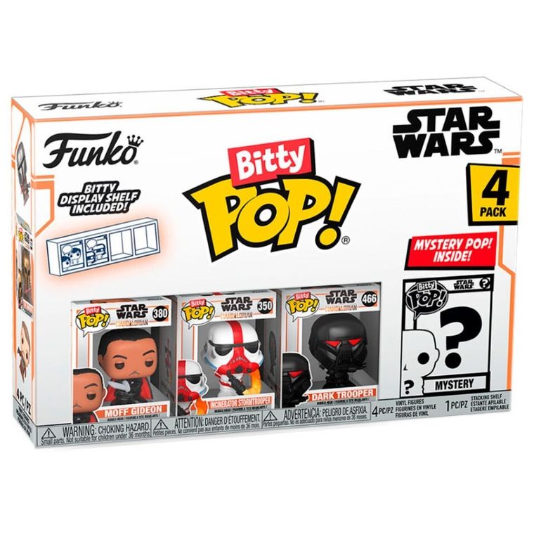 Funko Bitty Pop! Star Wars: Mandalorian S1, mini figurki kolekcjonerskie, 4 szt.