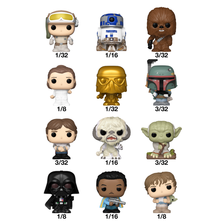 Funko Bitty Pop! Star Wars, mini figurka kolekcjonerska, 1 szt.