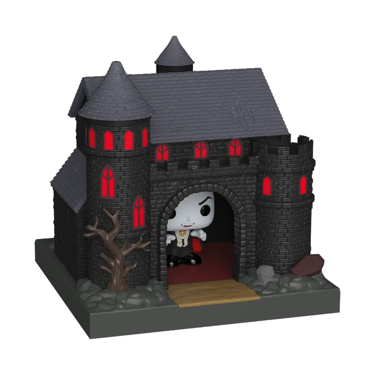Funko Bitty Pop! Towns: Drakula i Zamek, mini figurka kolekcjonerska