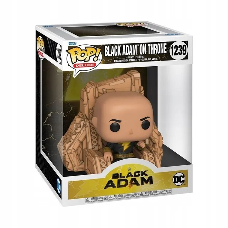 Funko Pop! DC: Black Adam on Throne, figurka kolekcjonerska