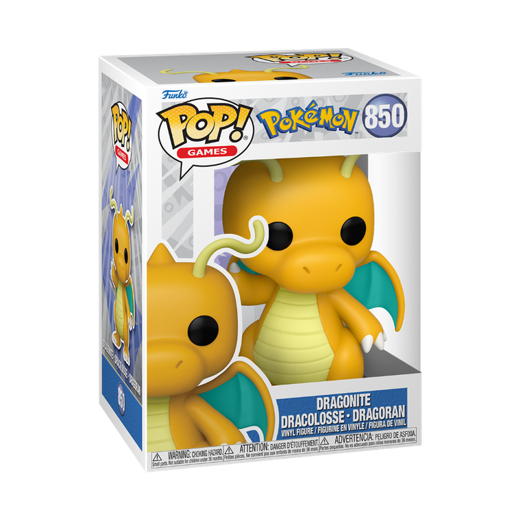 Funko Pop! Games: Pokemon, Dragonite, figurka kolekcjonerska