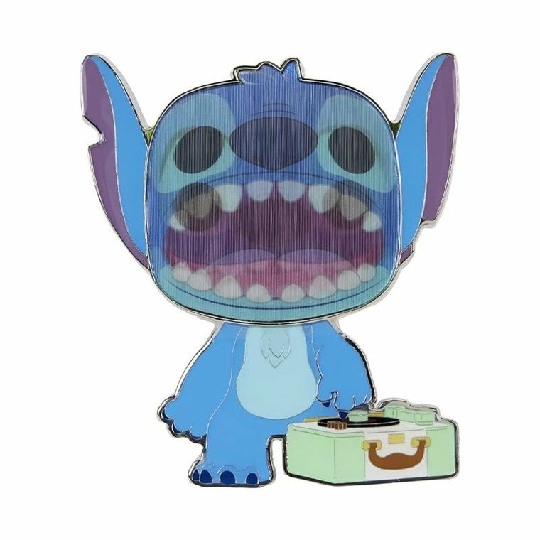 Funko Pop! Pin: Lilo i Stitch, Stitch z gramofonem, przypinka