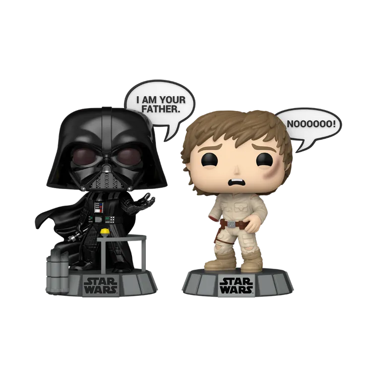 Funko Pop! Star Wars Saying: Darth Vader & Luke Skywalker, figurki kolekcjonerskie