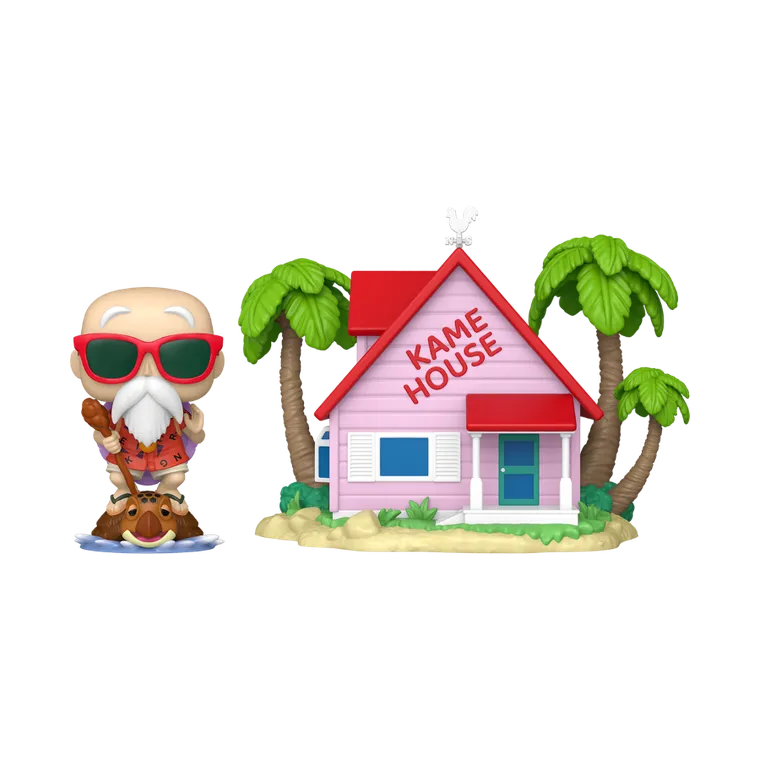 Funko Pop! Town: Dragon Ball, Kame House i Master Roshi, figurka kolekcjonerska