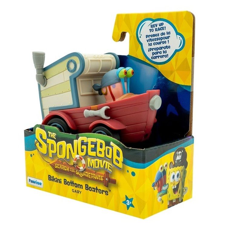 Funrise Toys, SpongeBob, łódź Garego, pojazd z figurką
