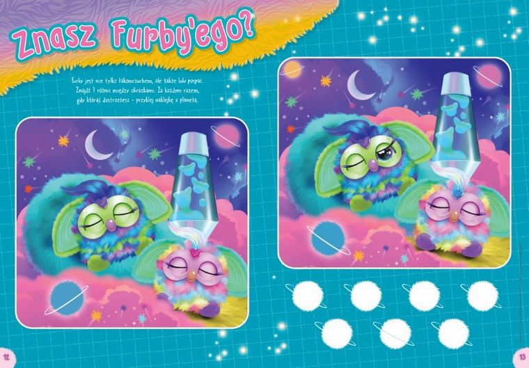 Furby. Zaprzyjaźnij się z nami! Tatuaże i naklejki