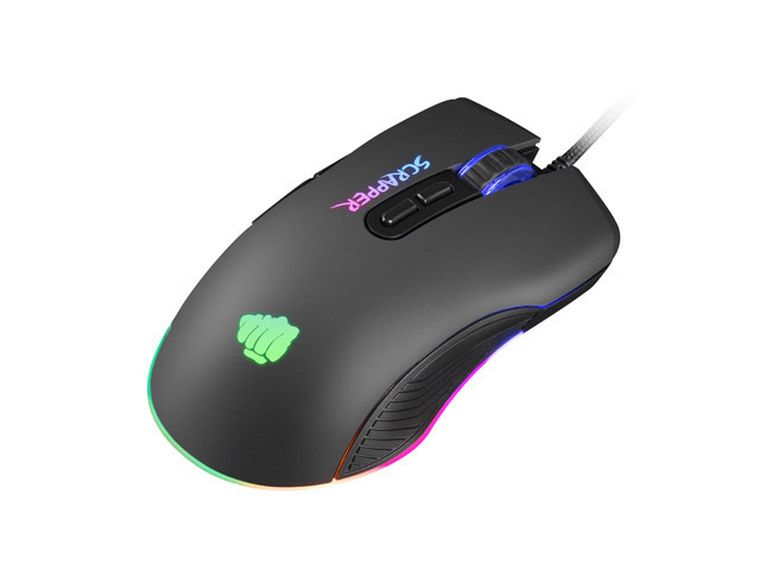Fury, mysz dla graczy, Scrapper 6400dpi, Rgb, NFU-1699